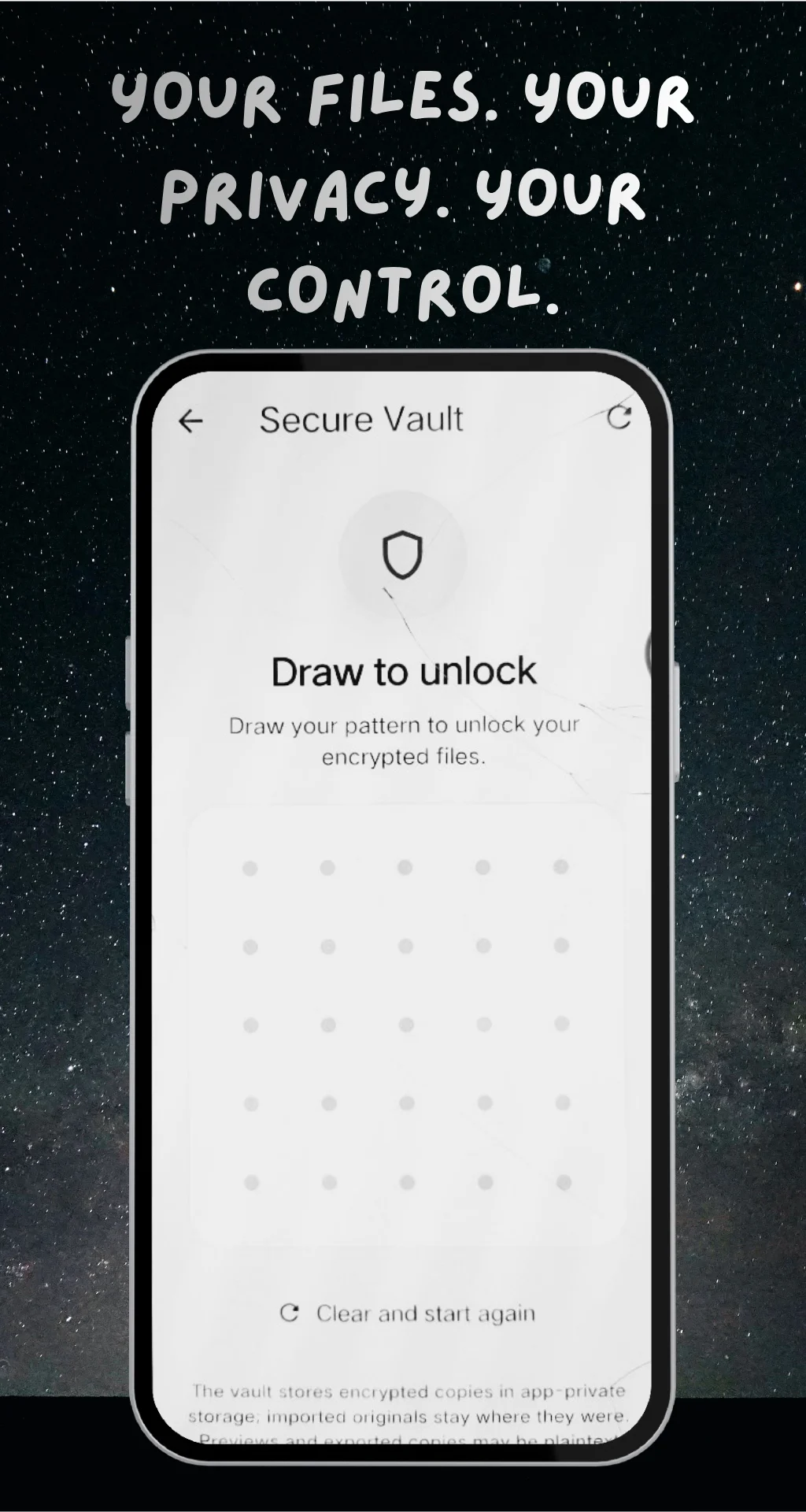 Your files. Your privacy. Your control.